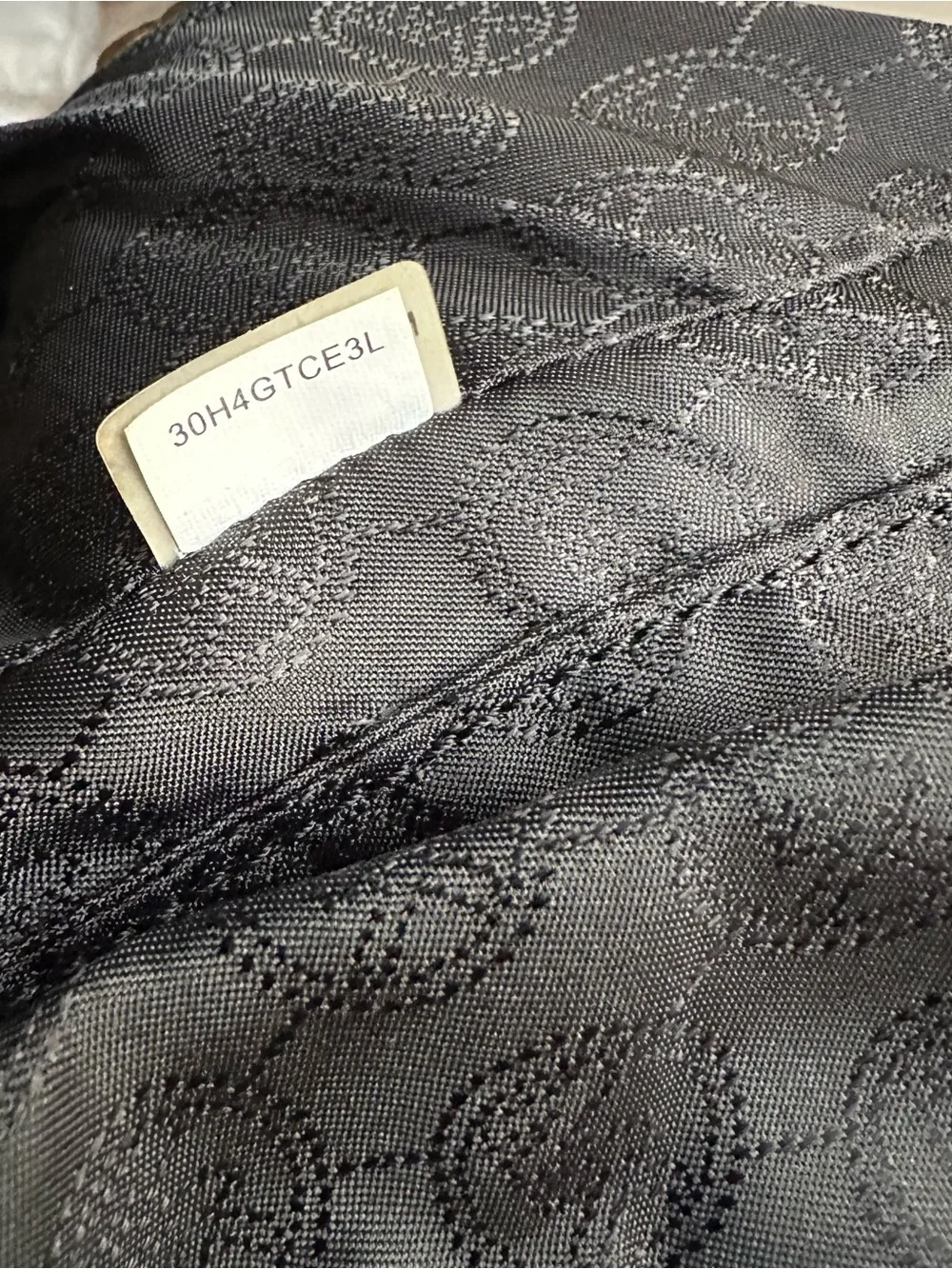 Michael Kors Black Leather Shoulder Bag with Gold Hardware